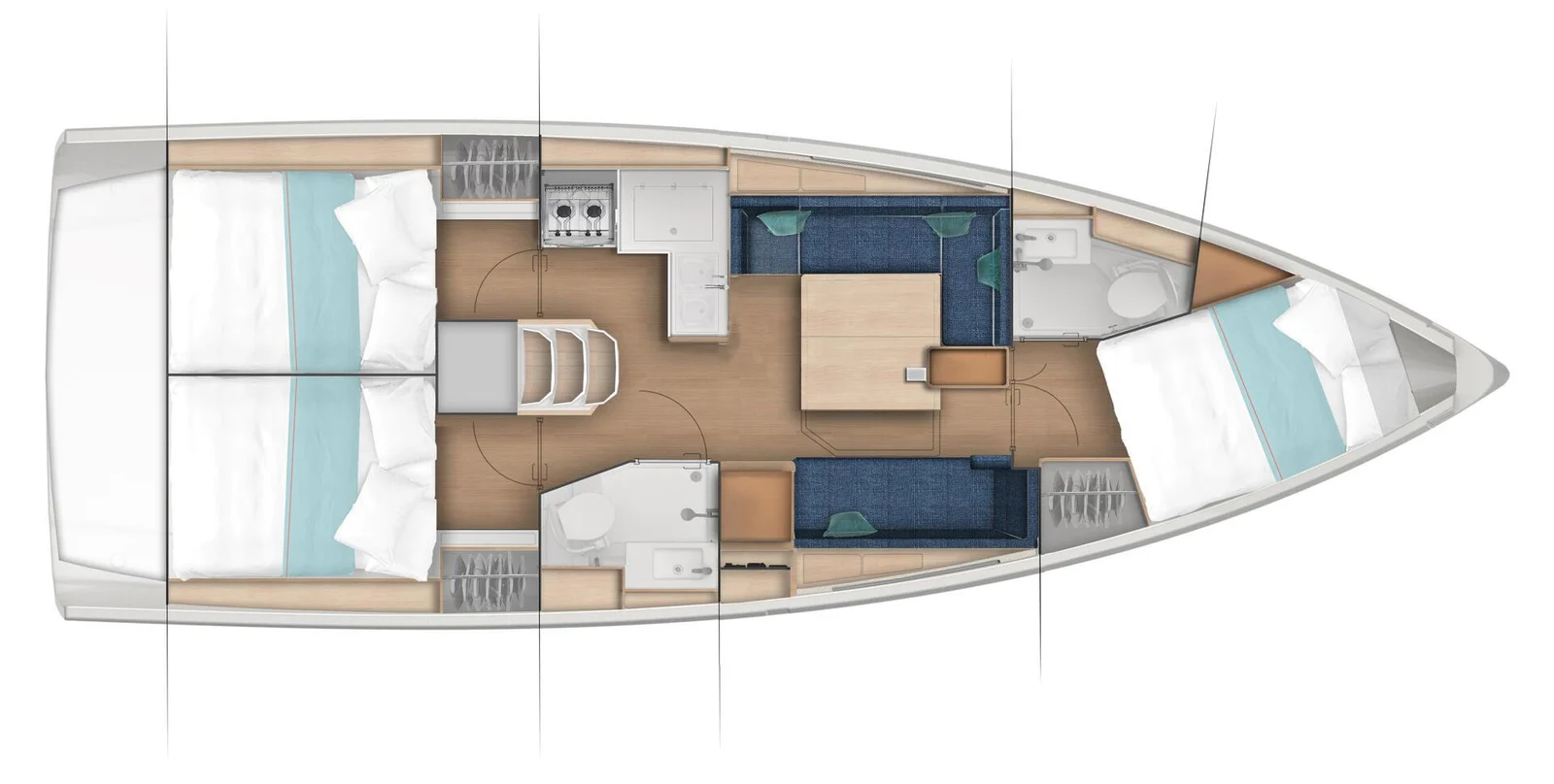 Sun Odyssey 380 │ Sun Odyssey of 11m │ Boat Sailboat Jeanneau 30164