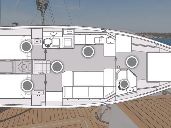 Layout diagram — 2024 Elan Impression 43